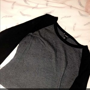 Cropped(ish) baseball tee